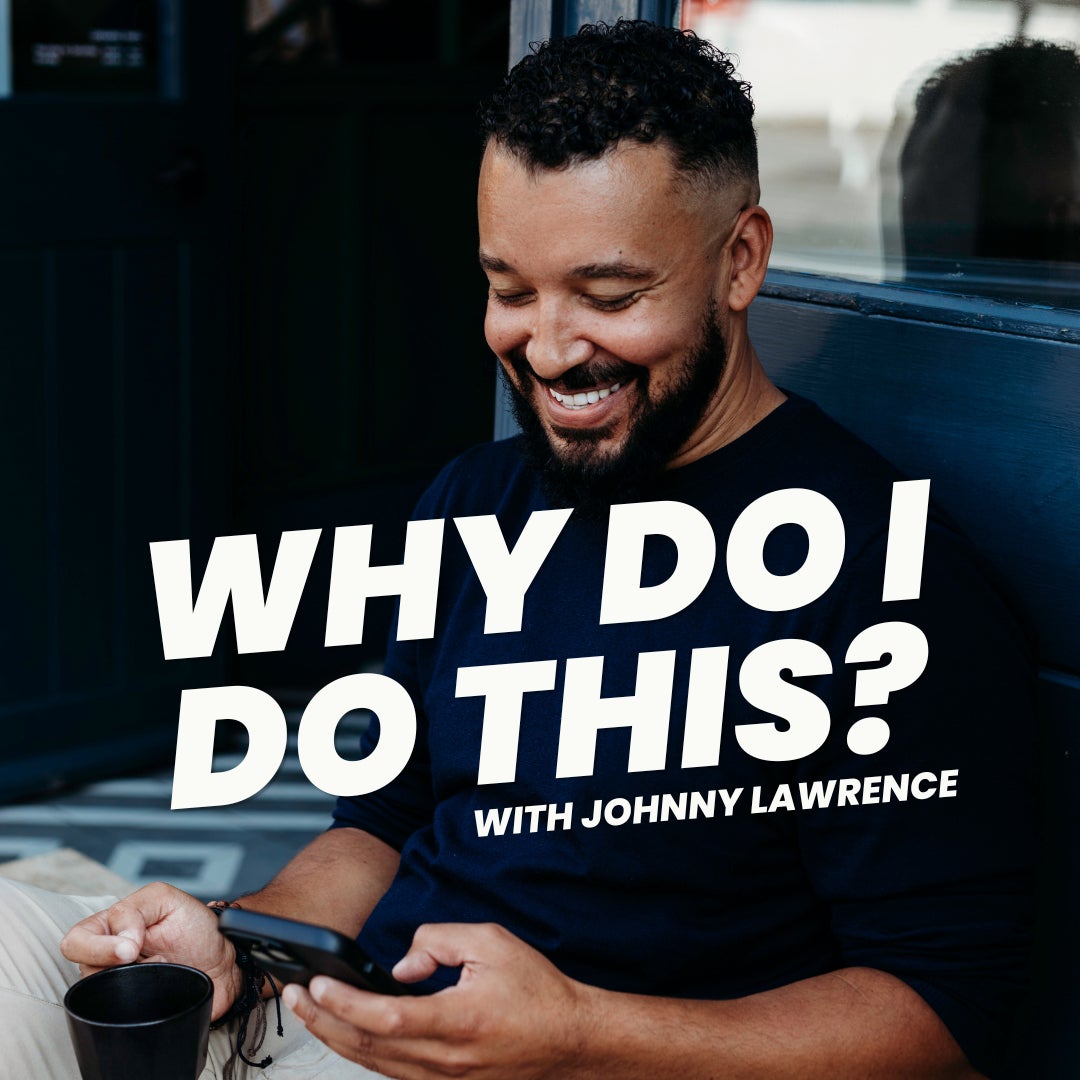 Why do I do this? Podcast cover (PA)