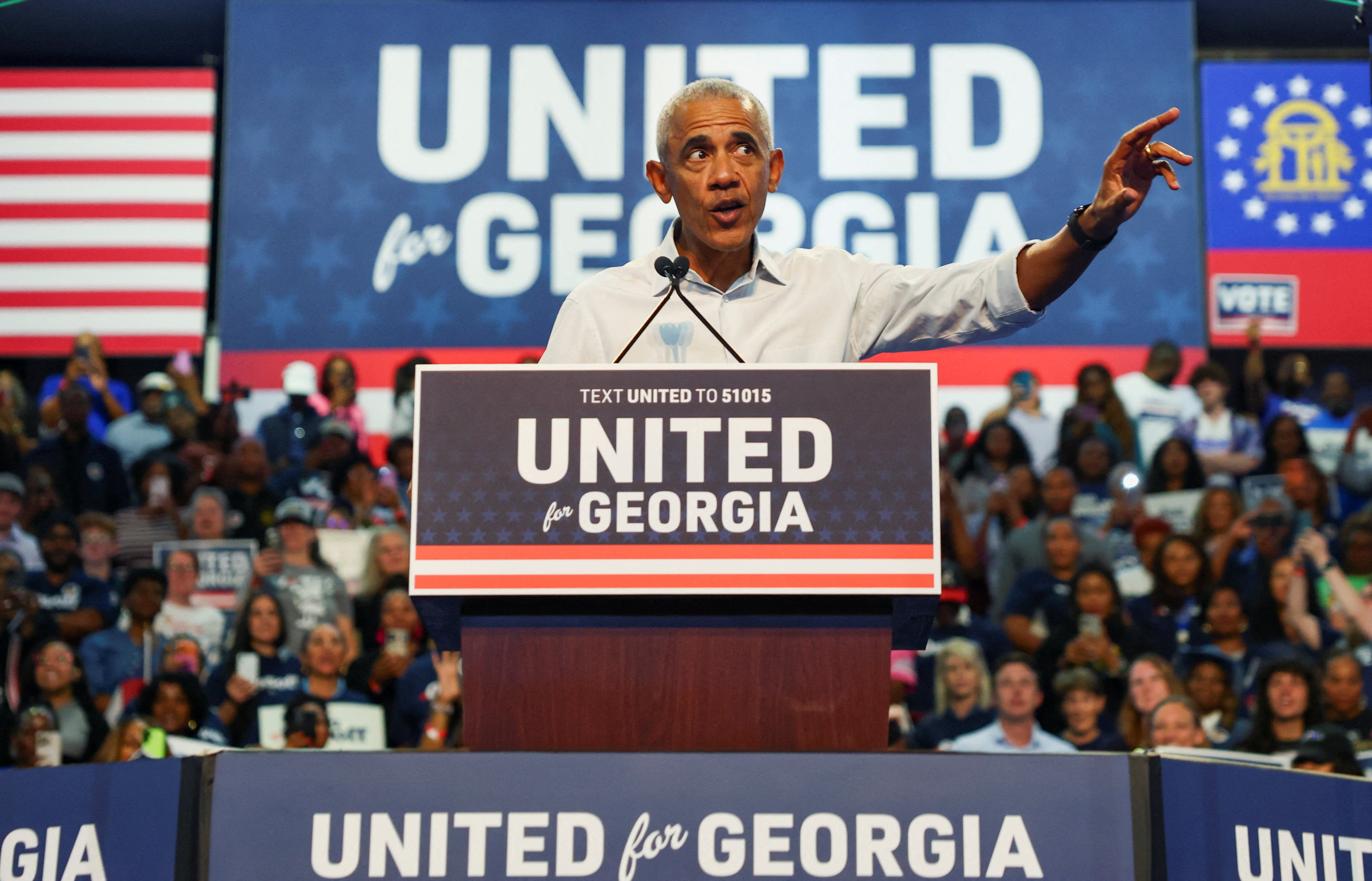 Like many Democrats, former US President Barack Obama has highlighted the cost of living on the campaign trail
