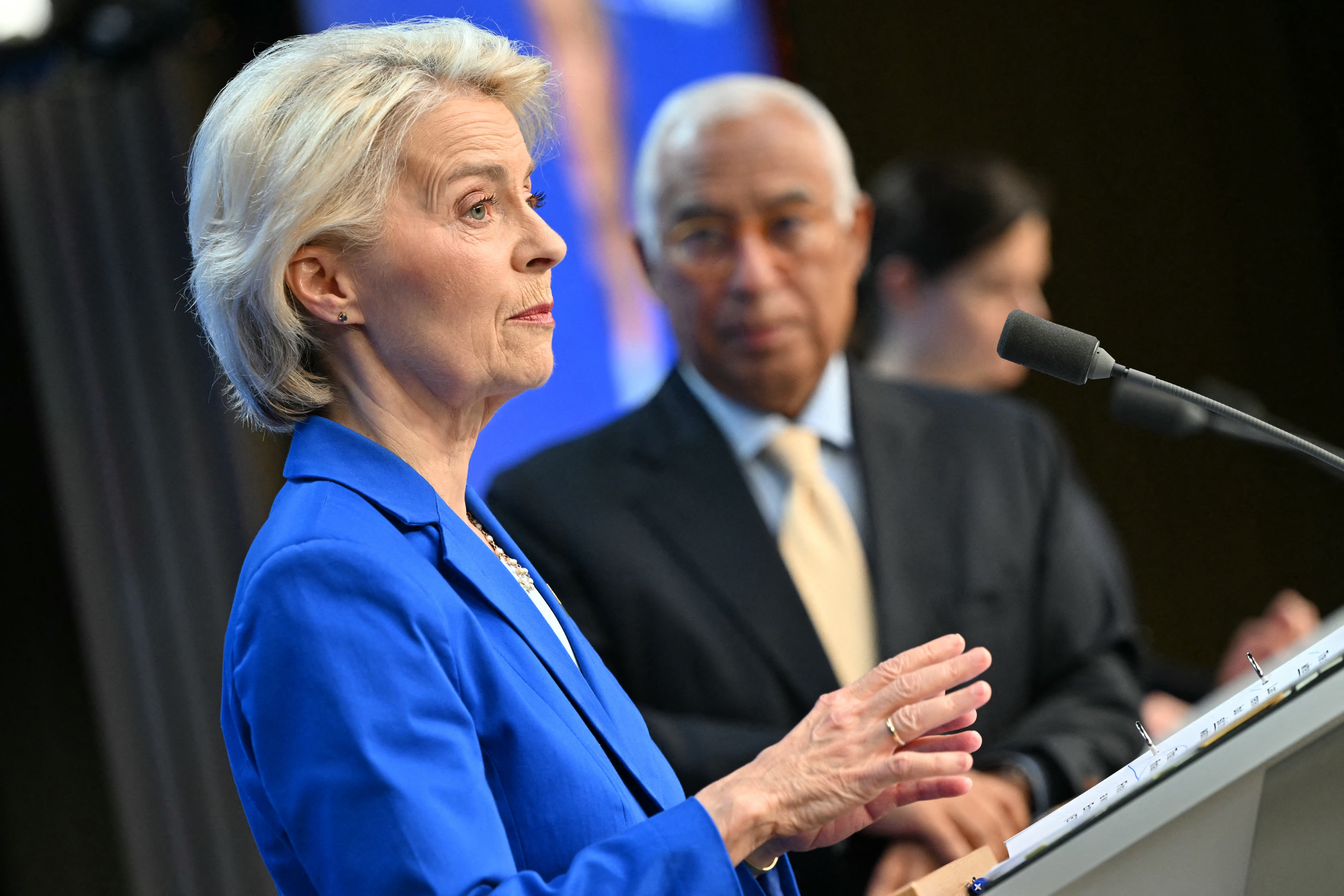 Ursula von der Leyen and Antonio Costa arrived in Montreal on Thursday