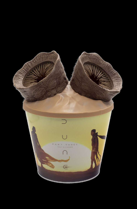 Moviegoers react to AMC's 'Dune: Part Three' collectible popcorn bucket