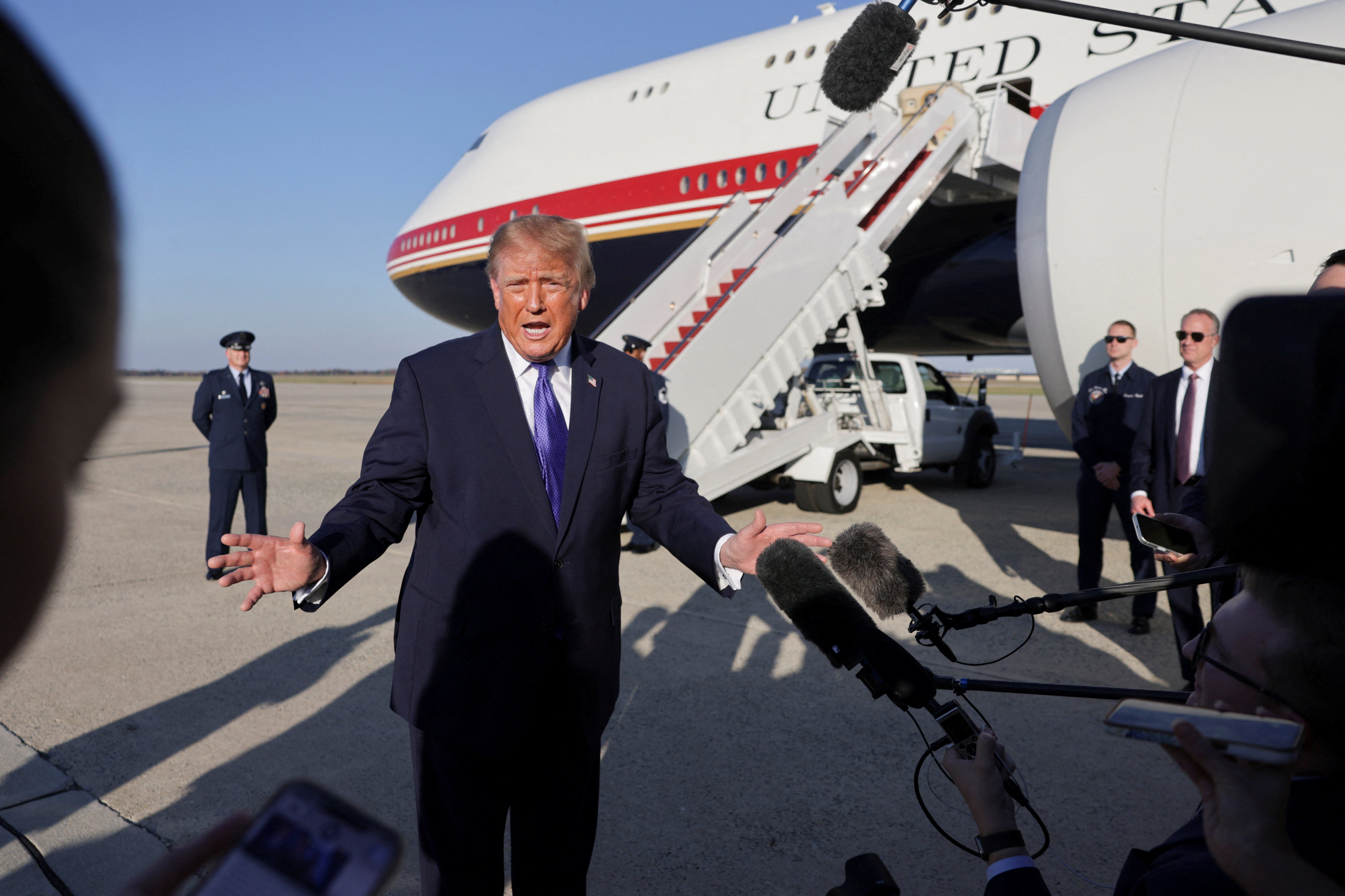 Sweaty Trump loses it over questions about if he is skipping Kansas rally because of his health