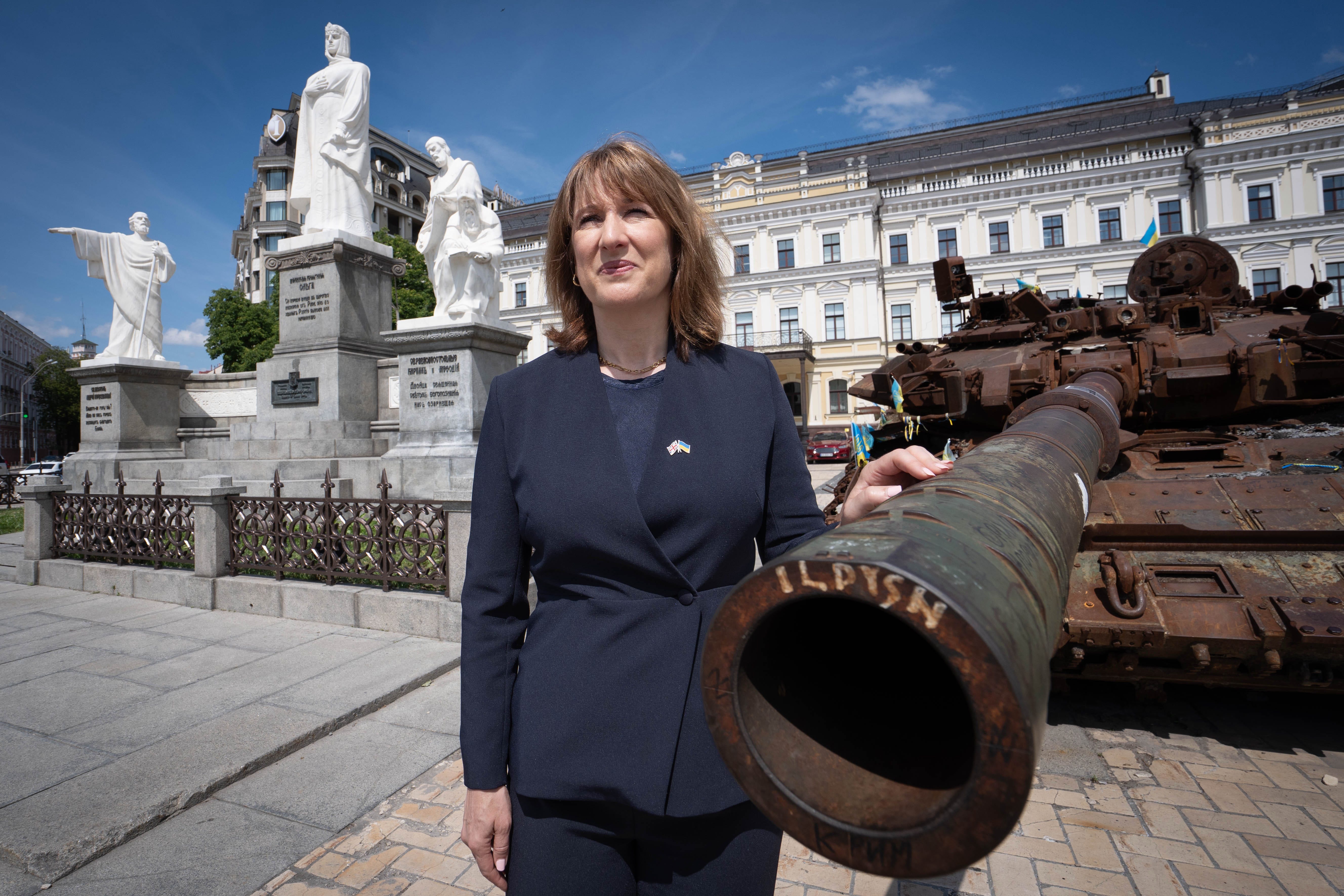 Rachel Reeves pictured during a visit to Ukraine in June (Stefan Rousseau/PA)
