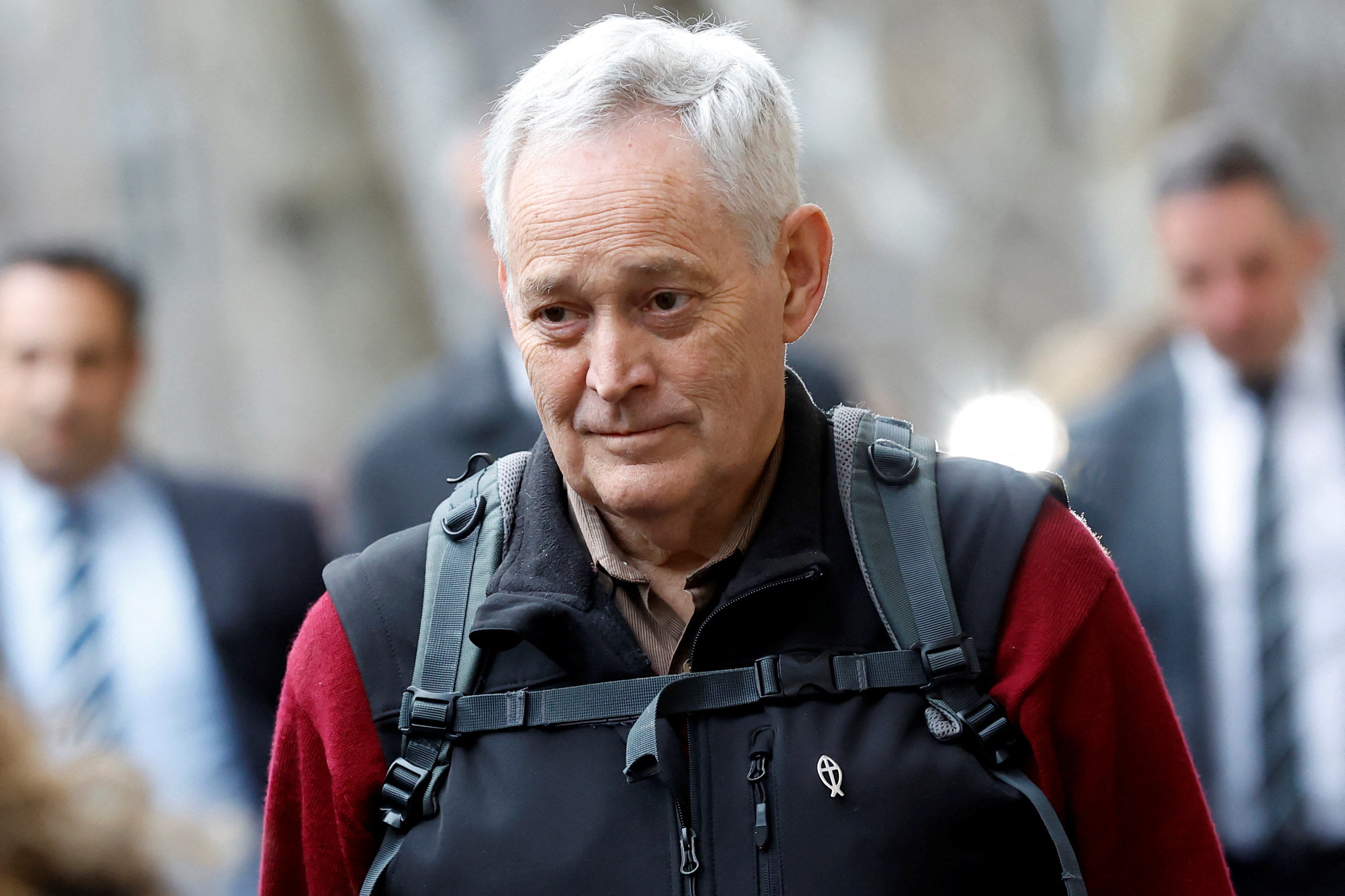 File. Ian Wilkinson departs from the Supreme Court of Victoria in Melbourne, Australia, 25 August 2025