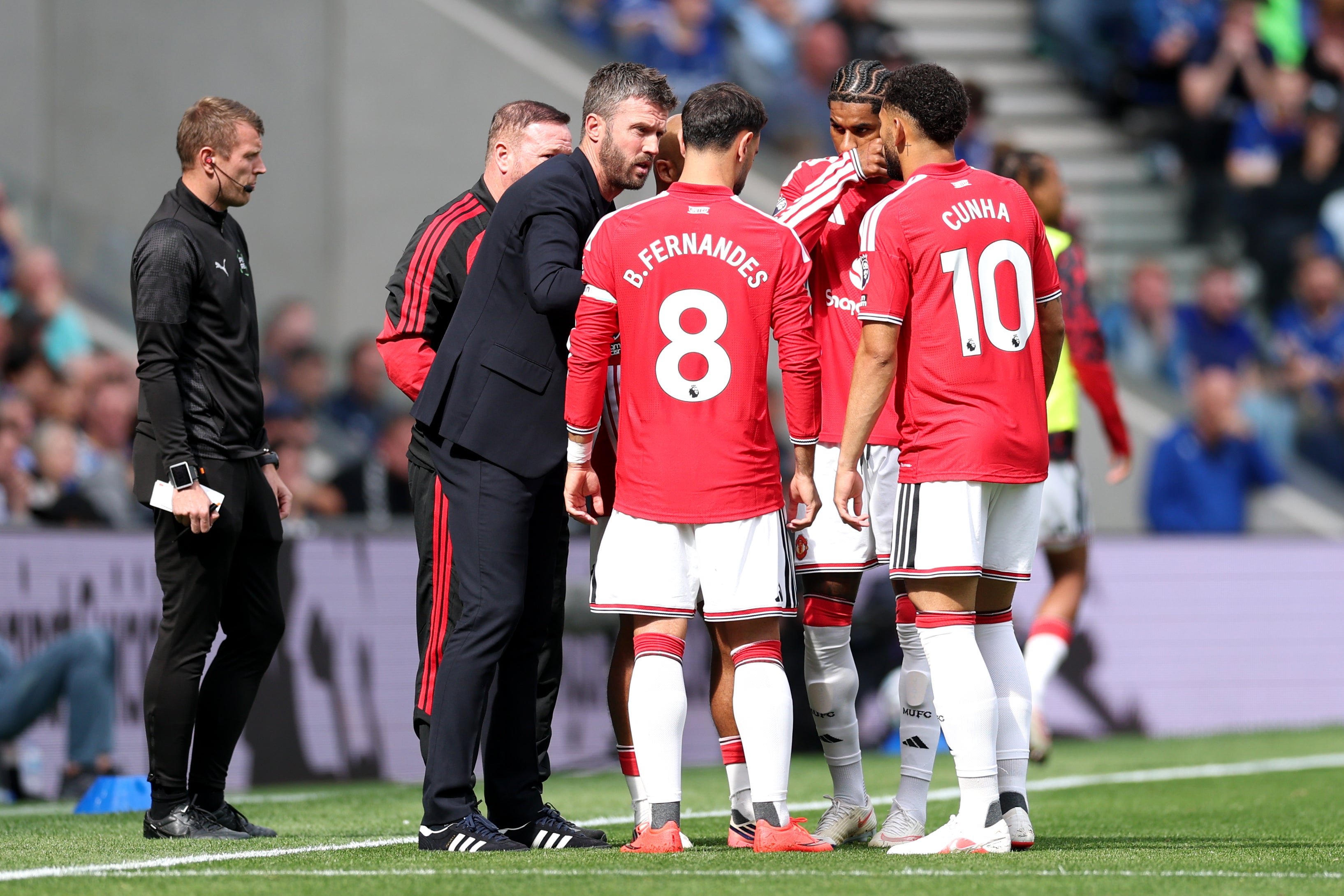 Michael Carrick seems to have lost the dressing room