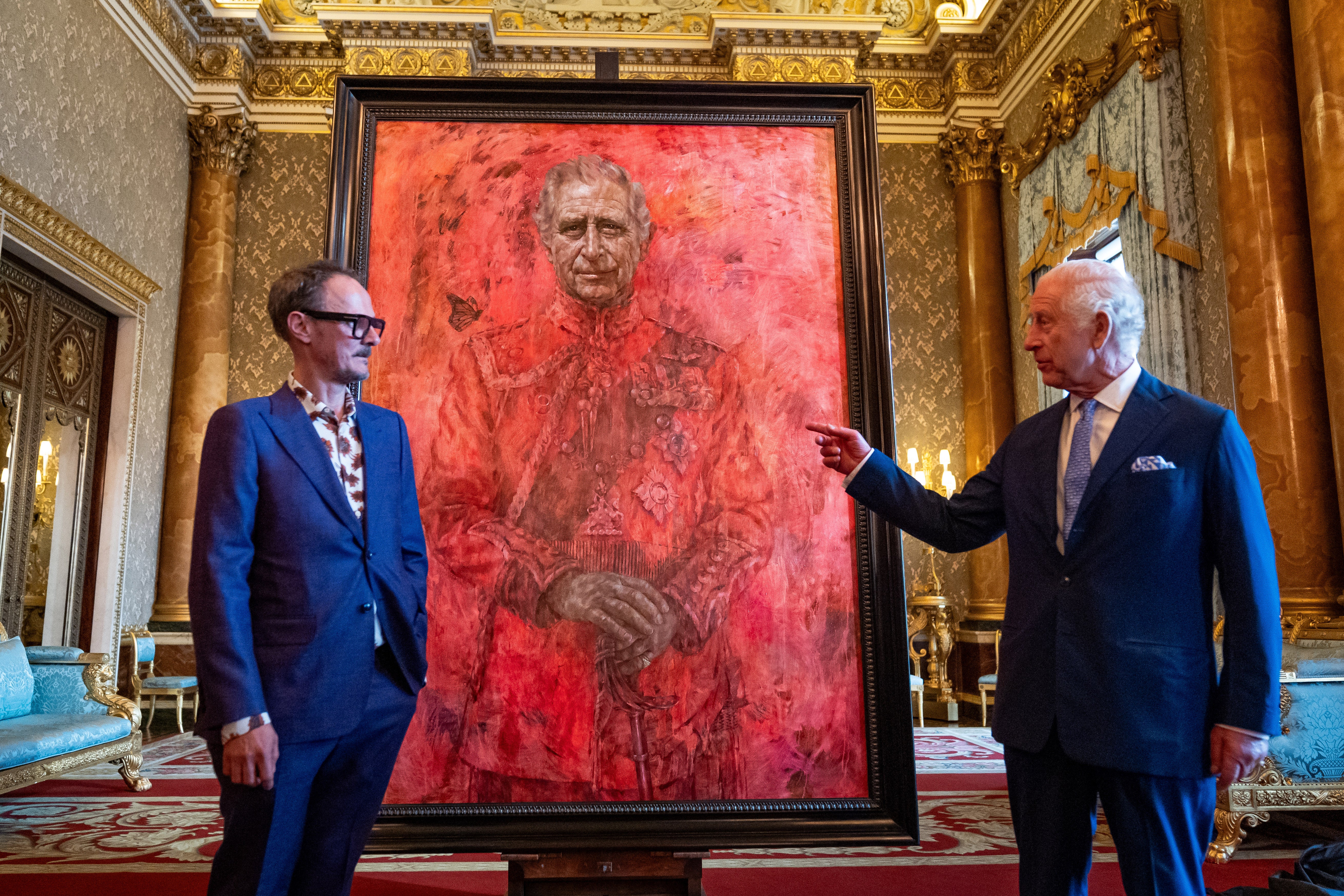 Jonathan Yeo painted a portrait of the King over a two-year span