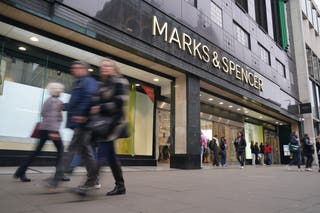 Marks & Spencer is expected to report rising profits (Jonathan Brady/PA)