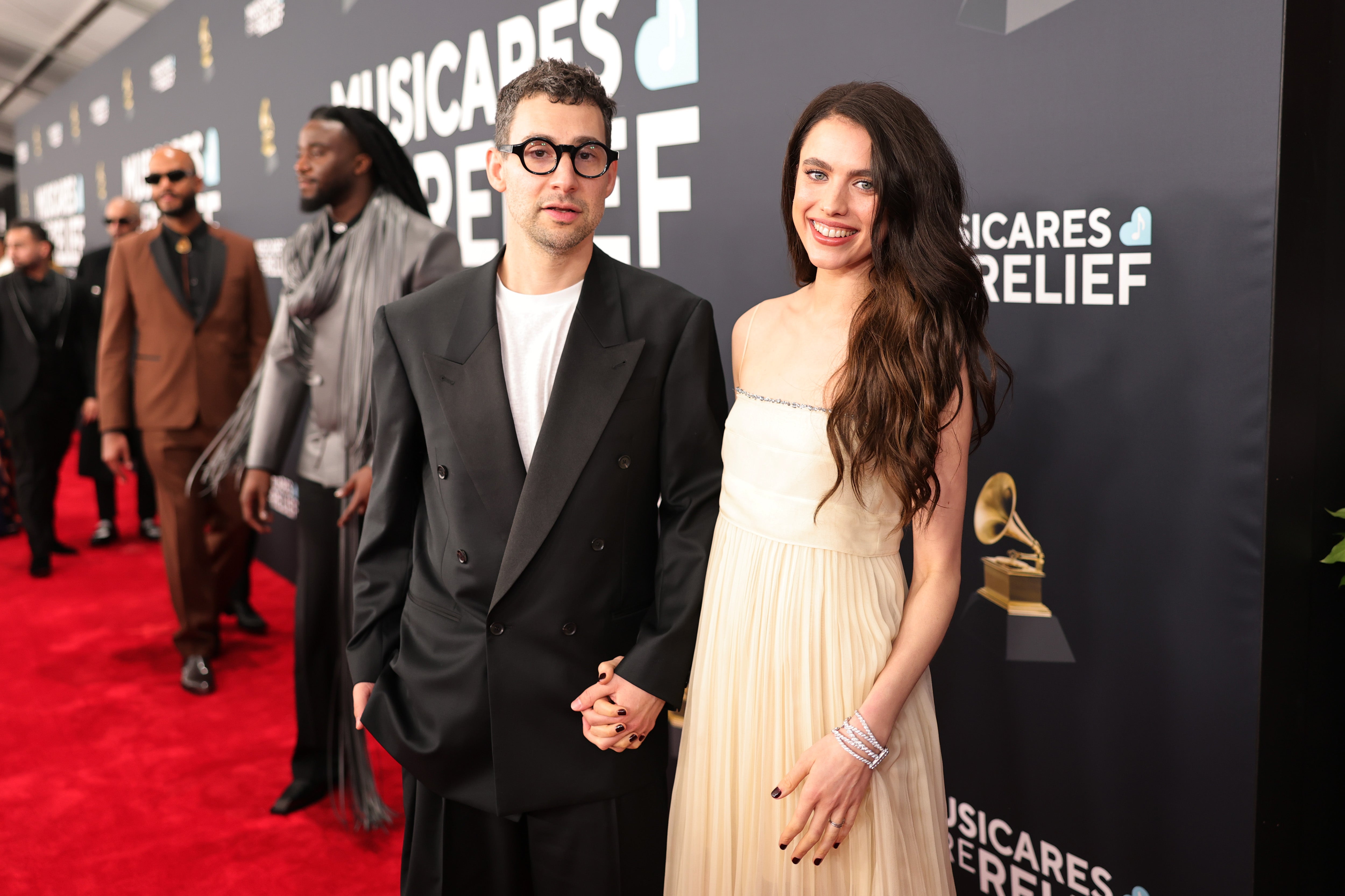 Jack Antonoff recently spoke about finding power in performing love songs he had written about Qualley after their split