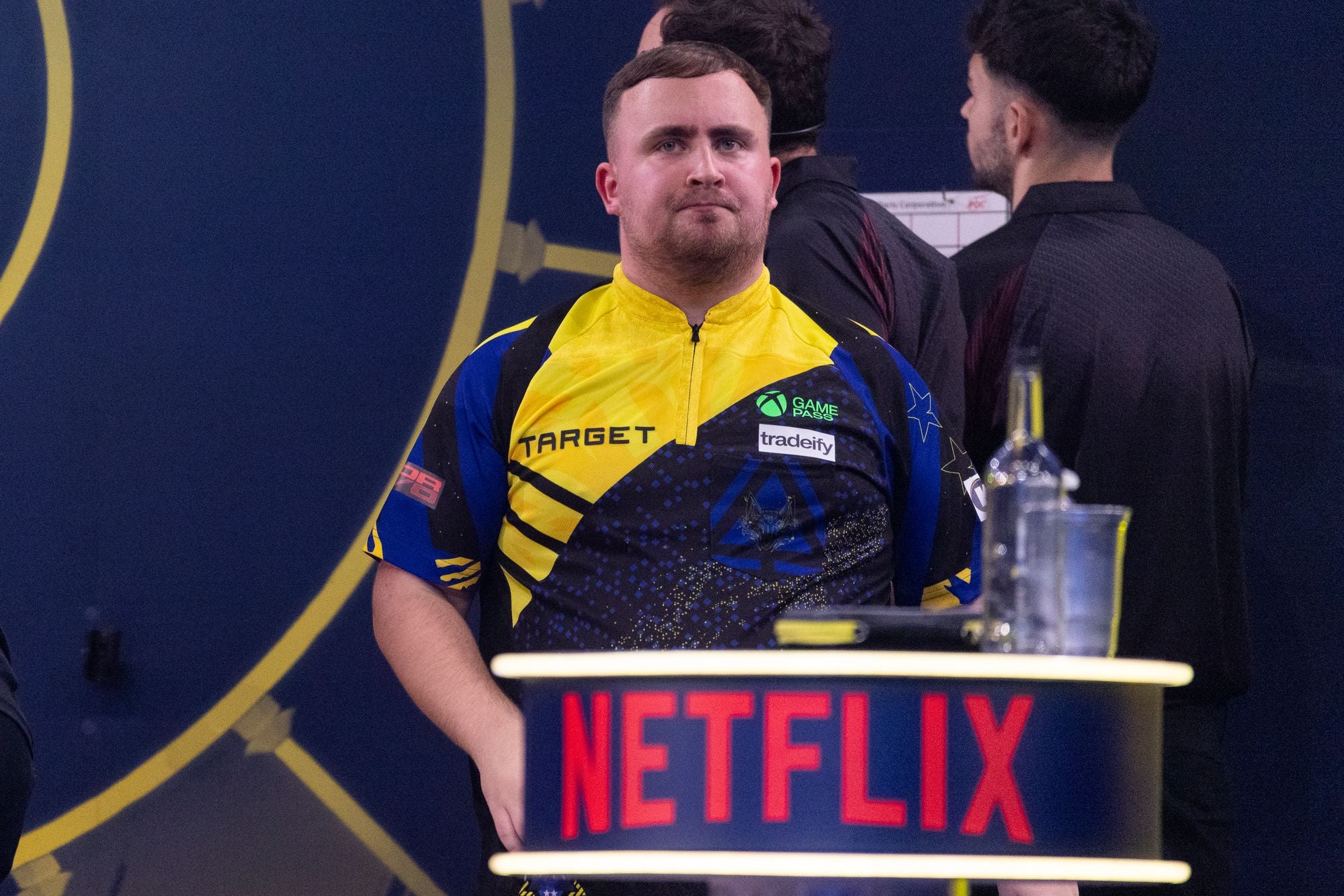 Littler was far from his best as he took on a series of amateurs and lower-ranked players