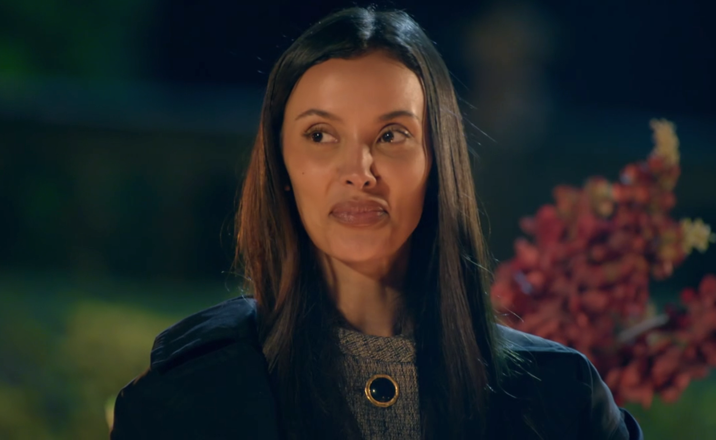 Maya Jama fell at the final hurdle
