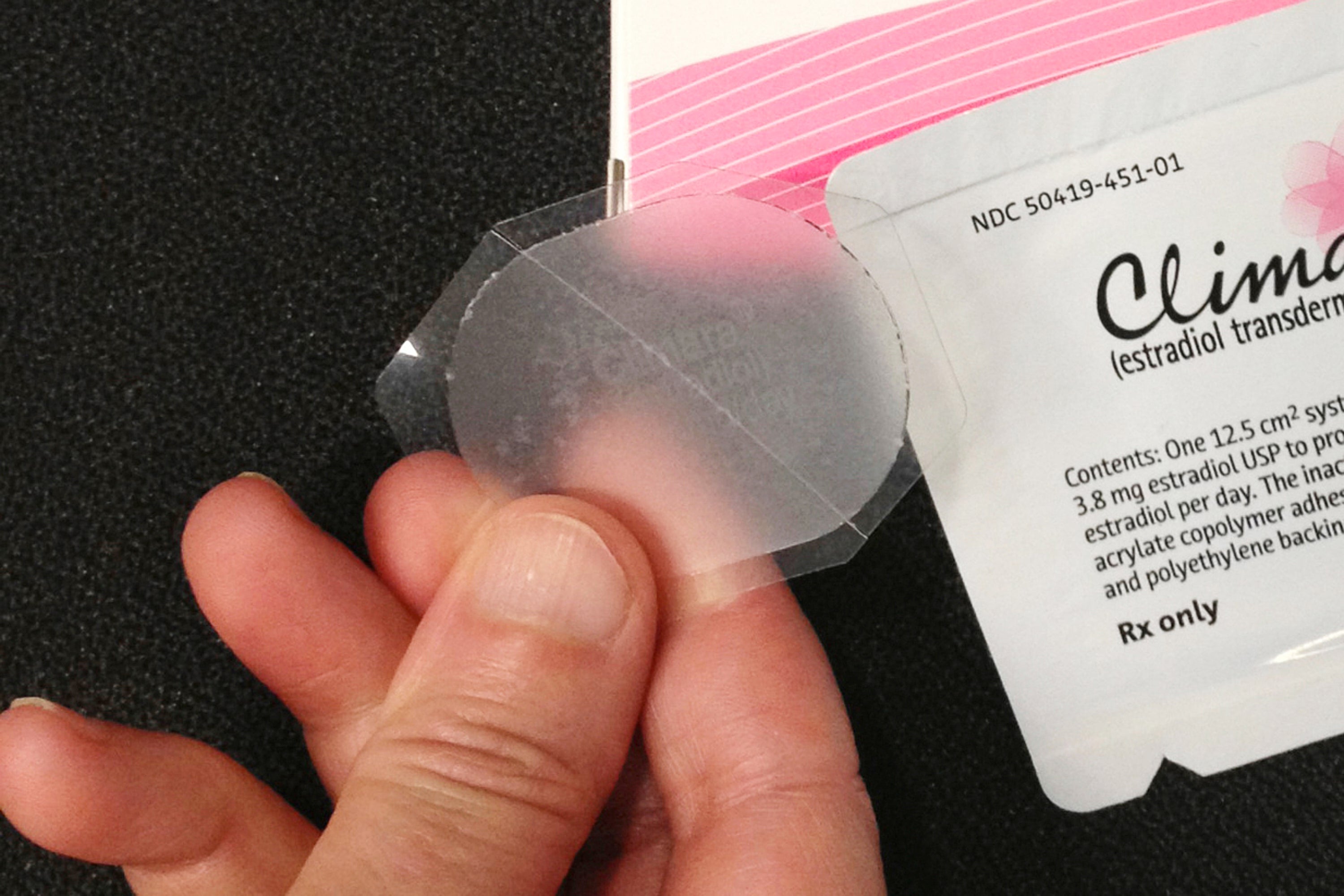 A low-dose estrogen skin patch