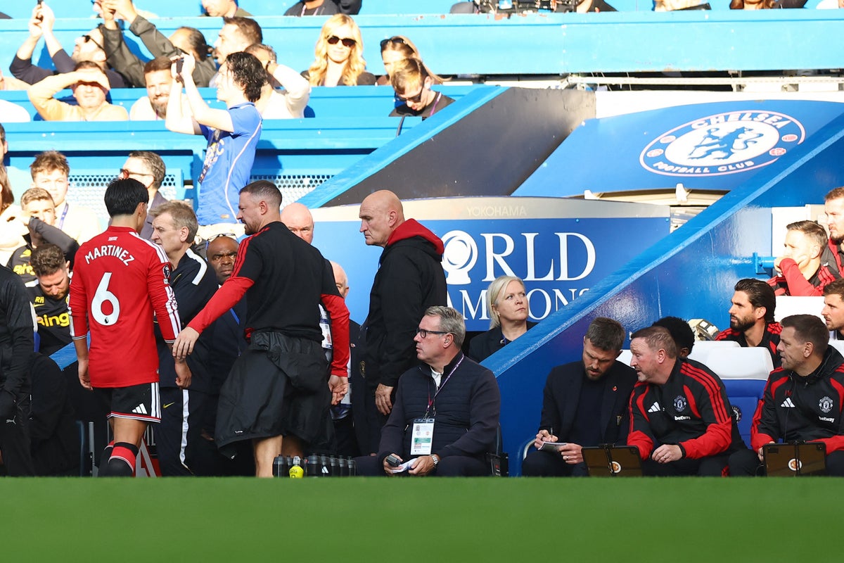 Michael Carrick responds to Lisandro Martinez’s ‘unfathomable’ red card in Man United defeat