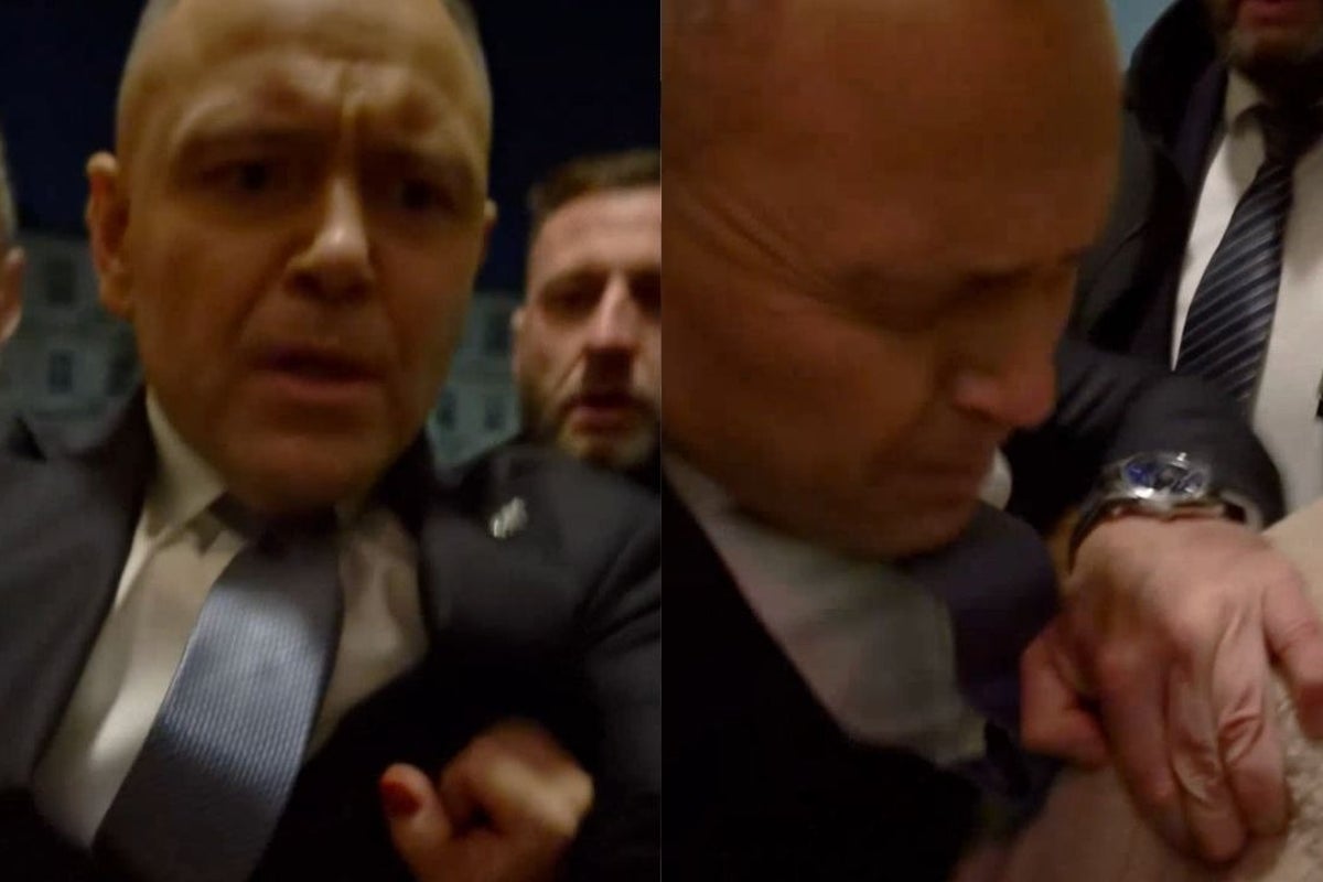 Polish president Karol Nawrocki pushes his way into top court as protests erupt over Bogdan Swieczkowski suspension
