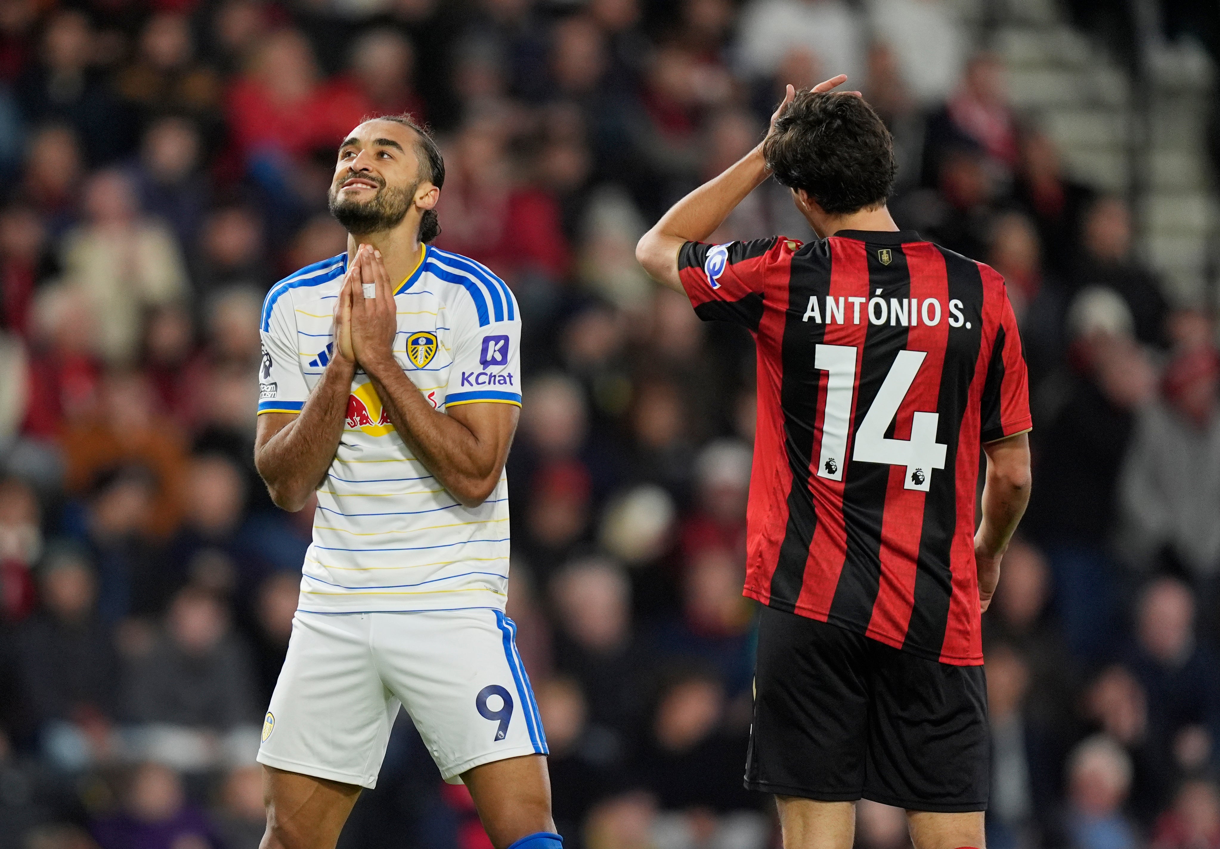 Dominic Calvert-Lewin's first-half goal was ruled out