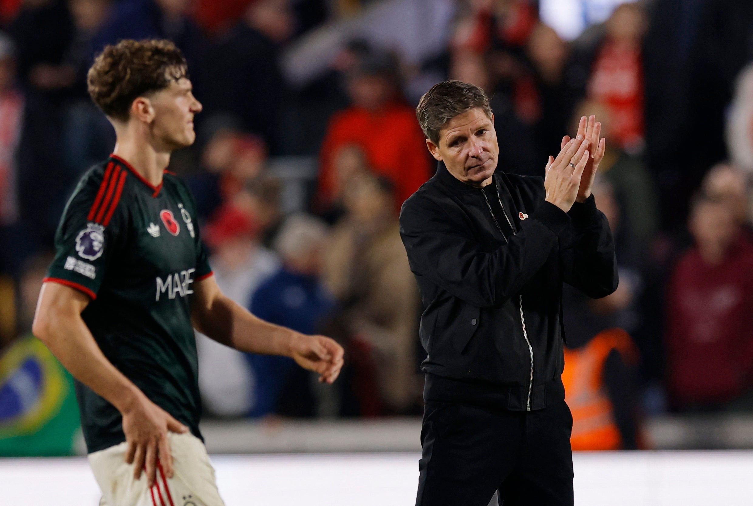 brentford f.c. vs nottingham forest standings