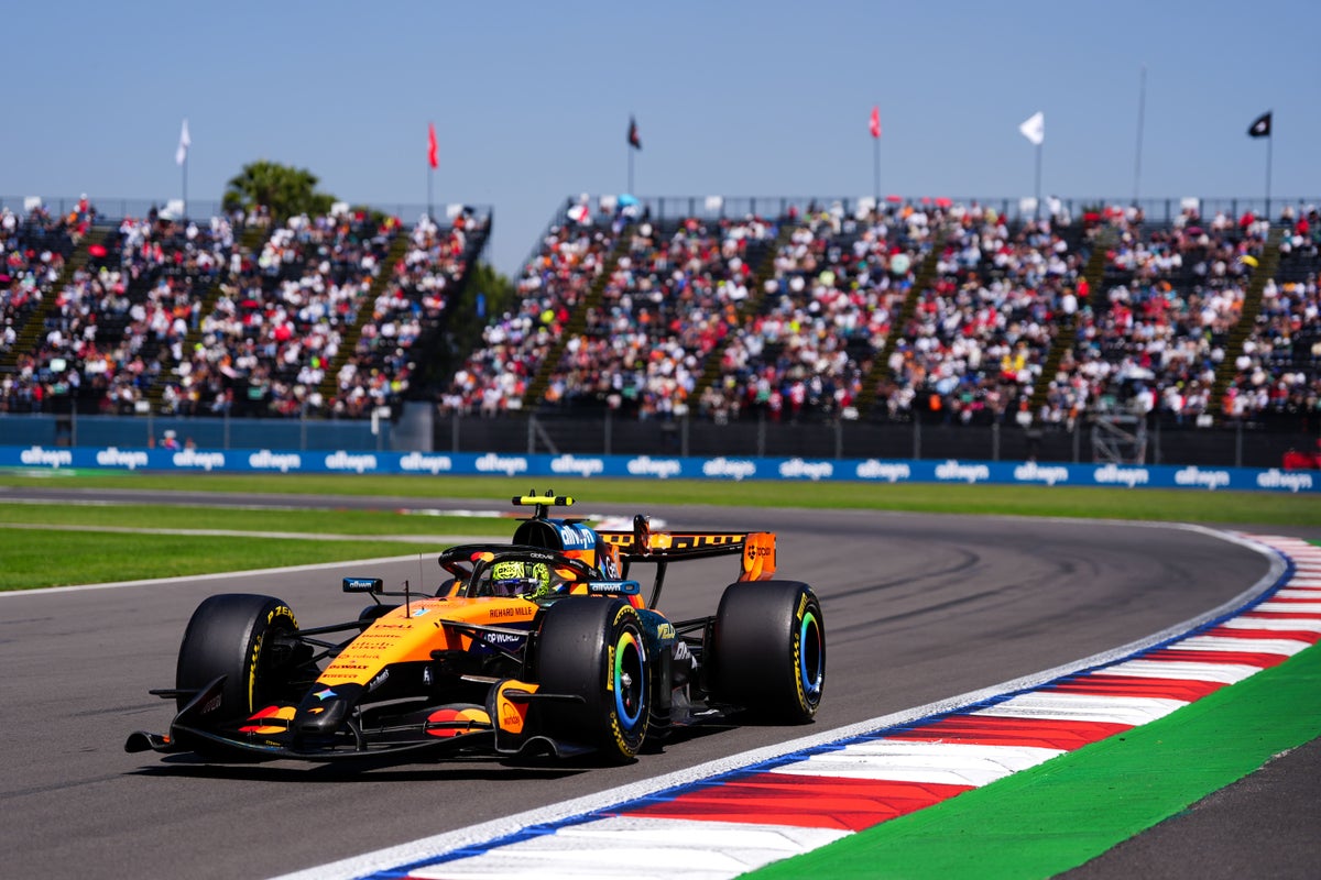Lando Norris pips Kimi Antonelli in final practice at Mexico City Grand Prix