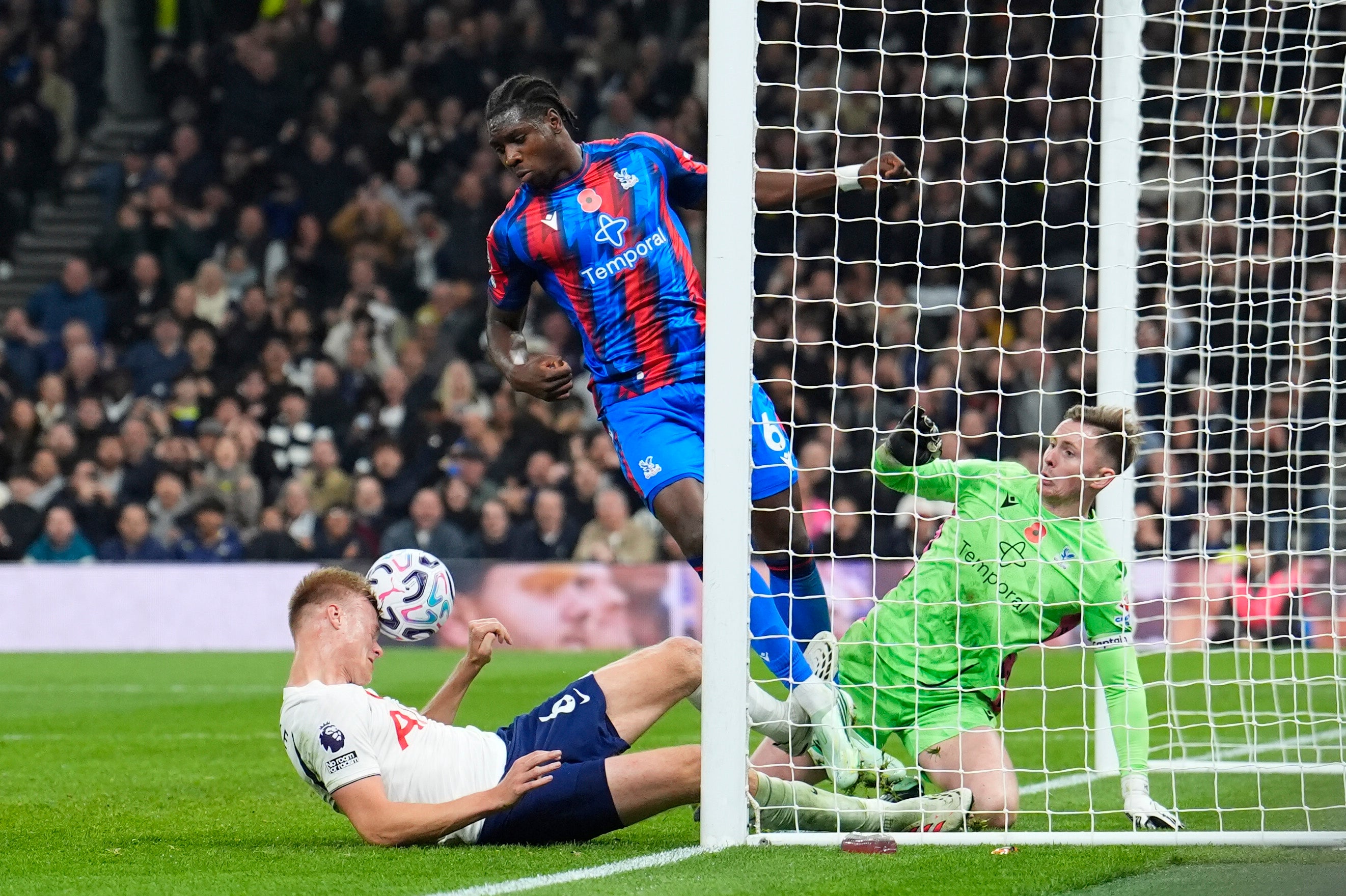 Van Hecke nodded in from the goal-line