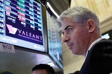 Valeant Shares Tumble After Ackman Liquidates Stake