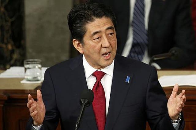 Japan PM Abe tells US Congress of repentance over World War Two