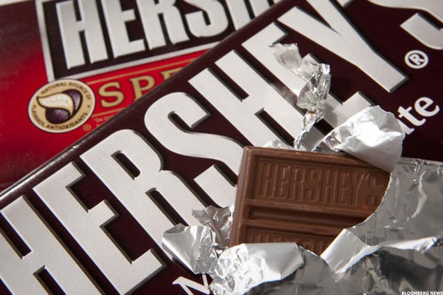 Hershey is famous for its chocolate brands such as Hershey Kisses and Reese's Peanut Butter