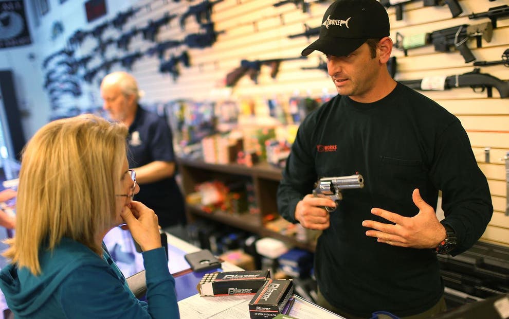 There are more gun shops in the US than Starbucks, McDonald's and