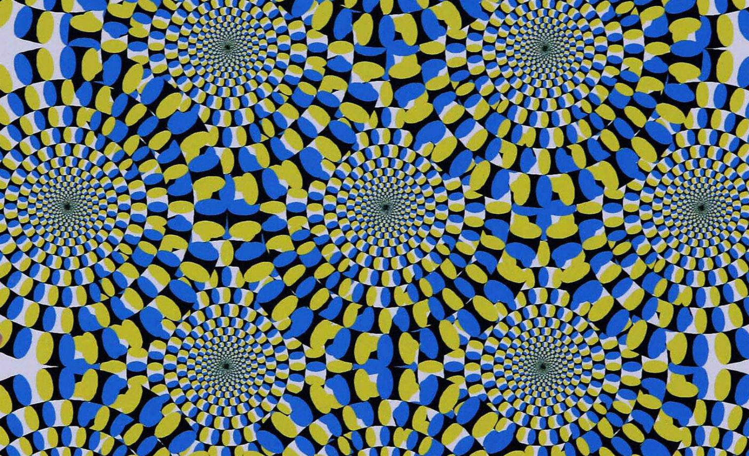 Seven still images that look like they're moving and how