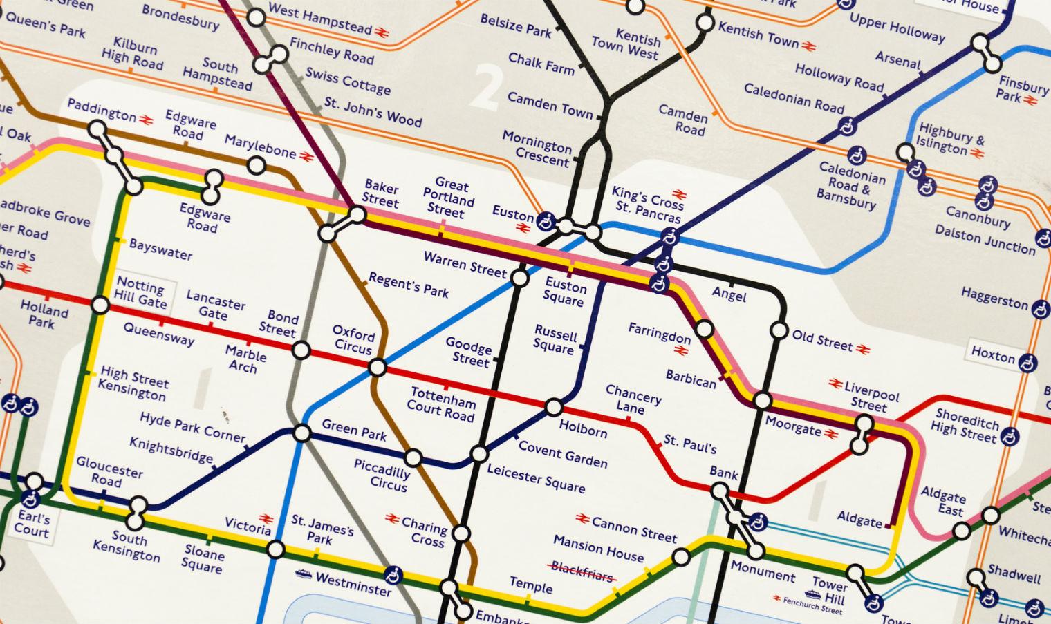 Northern Line Tube Map Map Of The World - vrogue.co