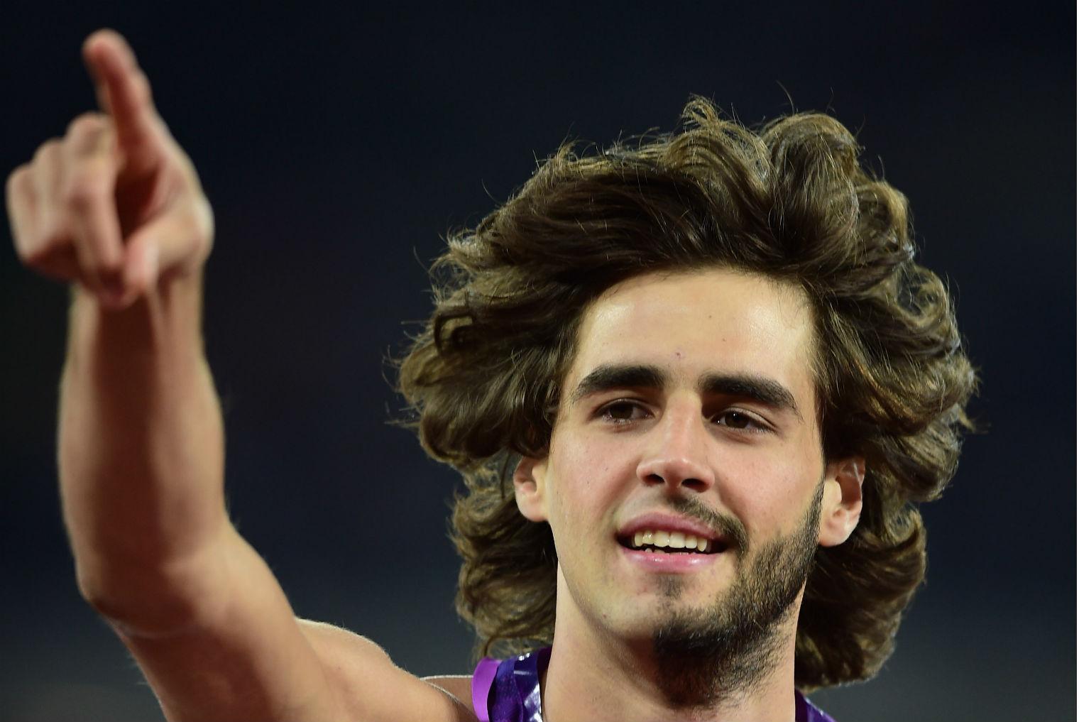 Why this Italian high-jumper is sporting a 'half-beard ...