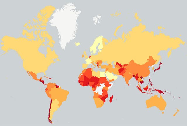 The most dangerous countries in the world for natural disasters ...