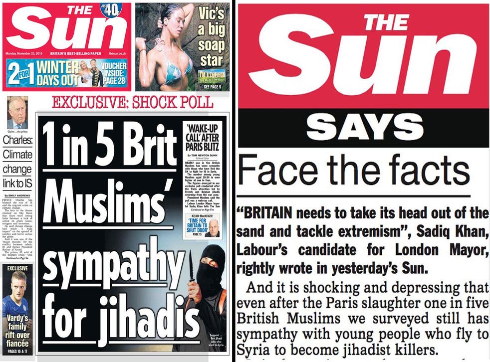 The Sun Tried To Explain The 1 In 5 Muslims Poll But Only Made Things