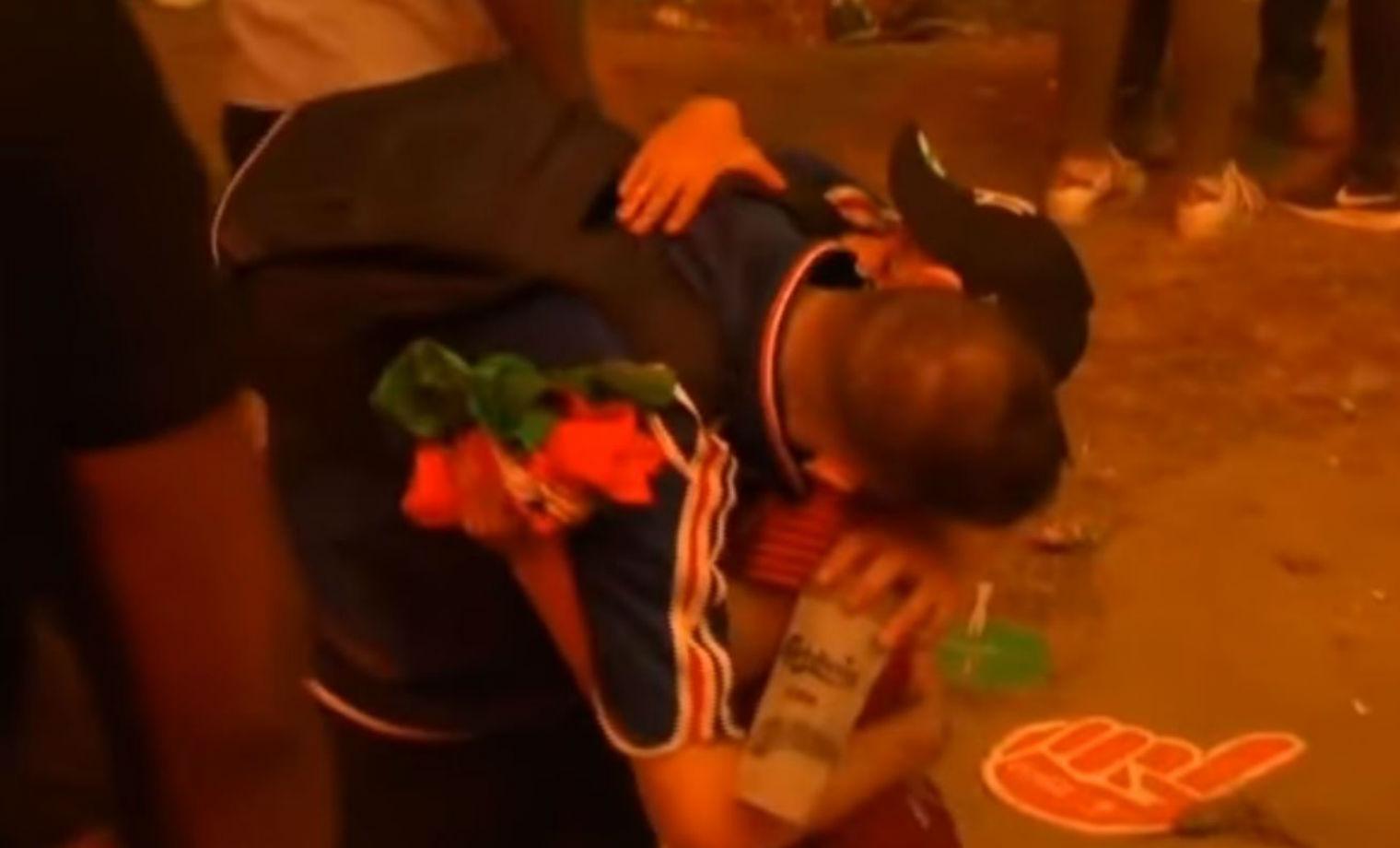 This Portuguese Kid Comforting A Crying French Fan Shows The True