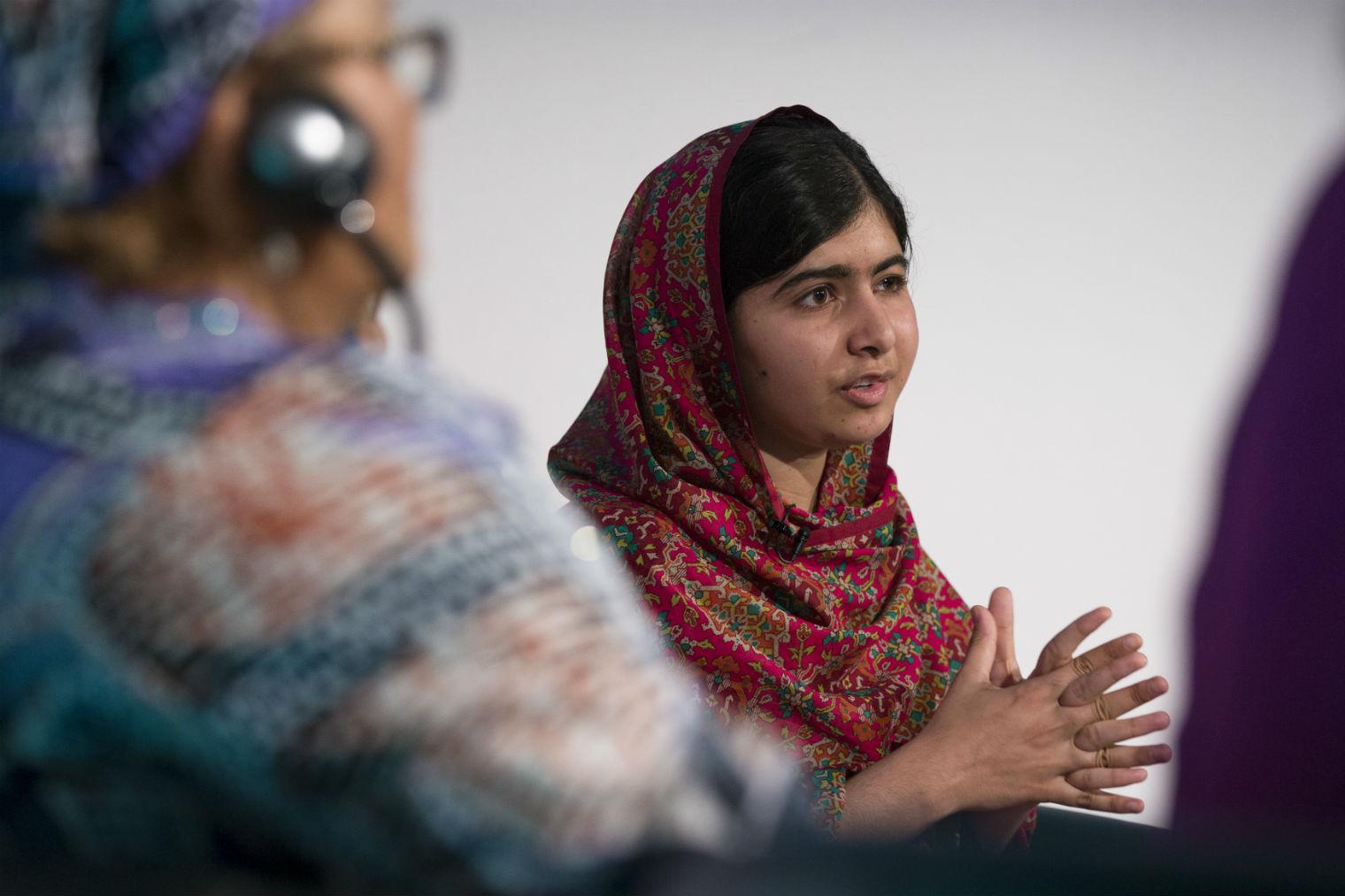 Malala Yousafzai speaks at the UK's first Girl Summit to discuss FGM and forced marriage, 29th August 2014