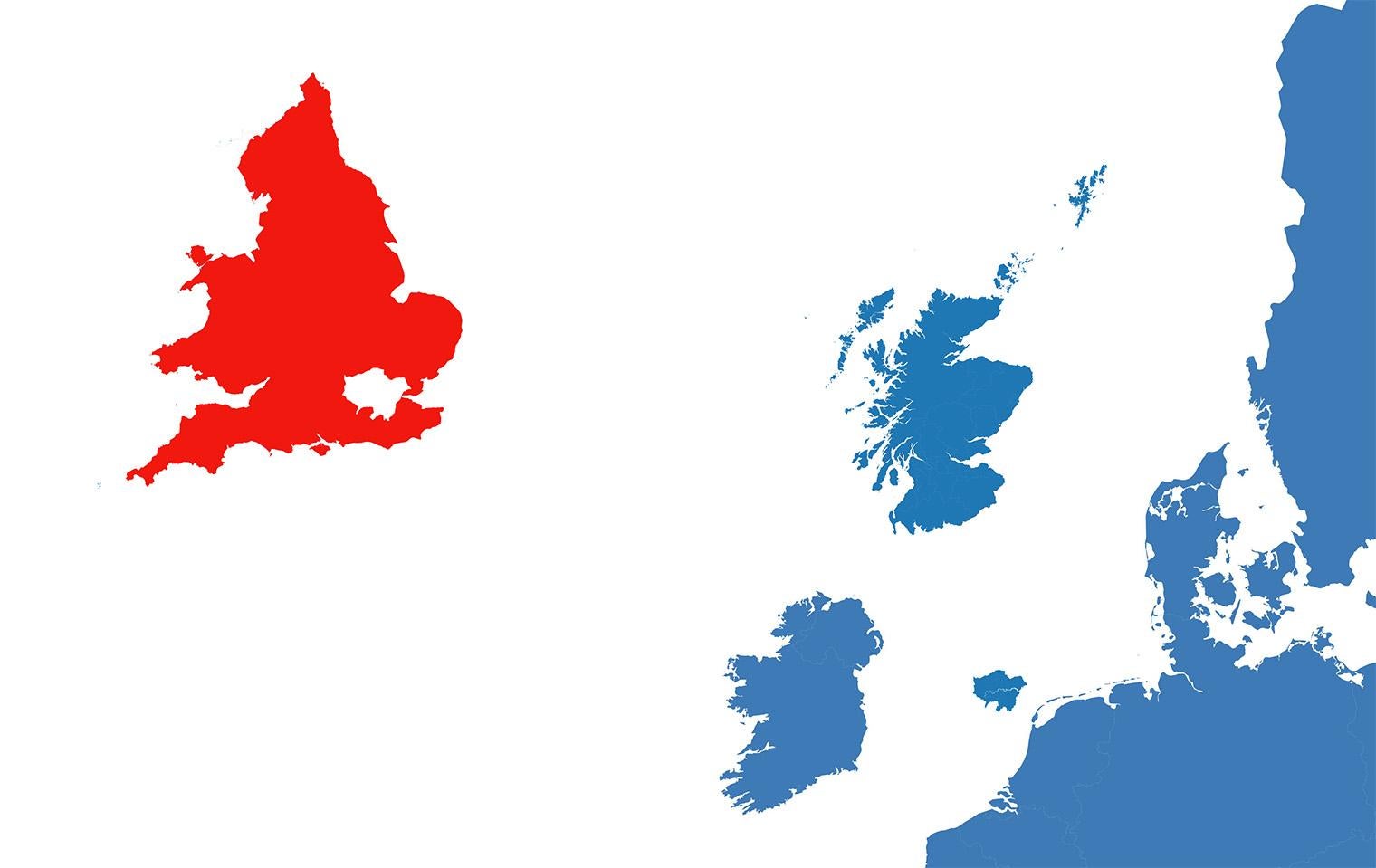 The new alternative post-Brexit map of the UK | indy100