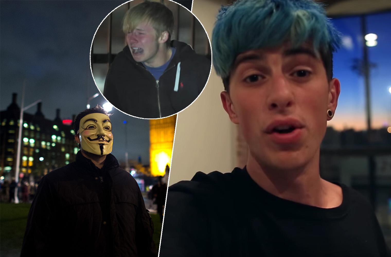 Anonymous have told Sam Pepper to take down his 'killing best friend prank' YouTube ...