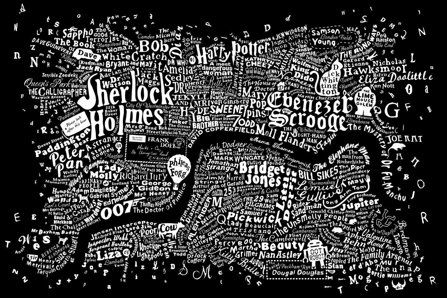 The Literary Map Of London Is Just Beautiful Indy100