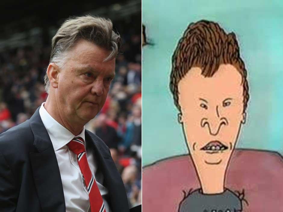 The resemblance between Louis van Gaal and Butthead is uncanny | indy100