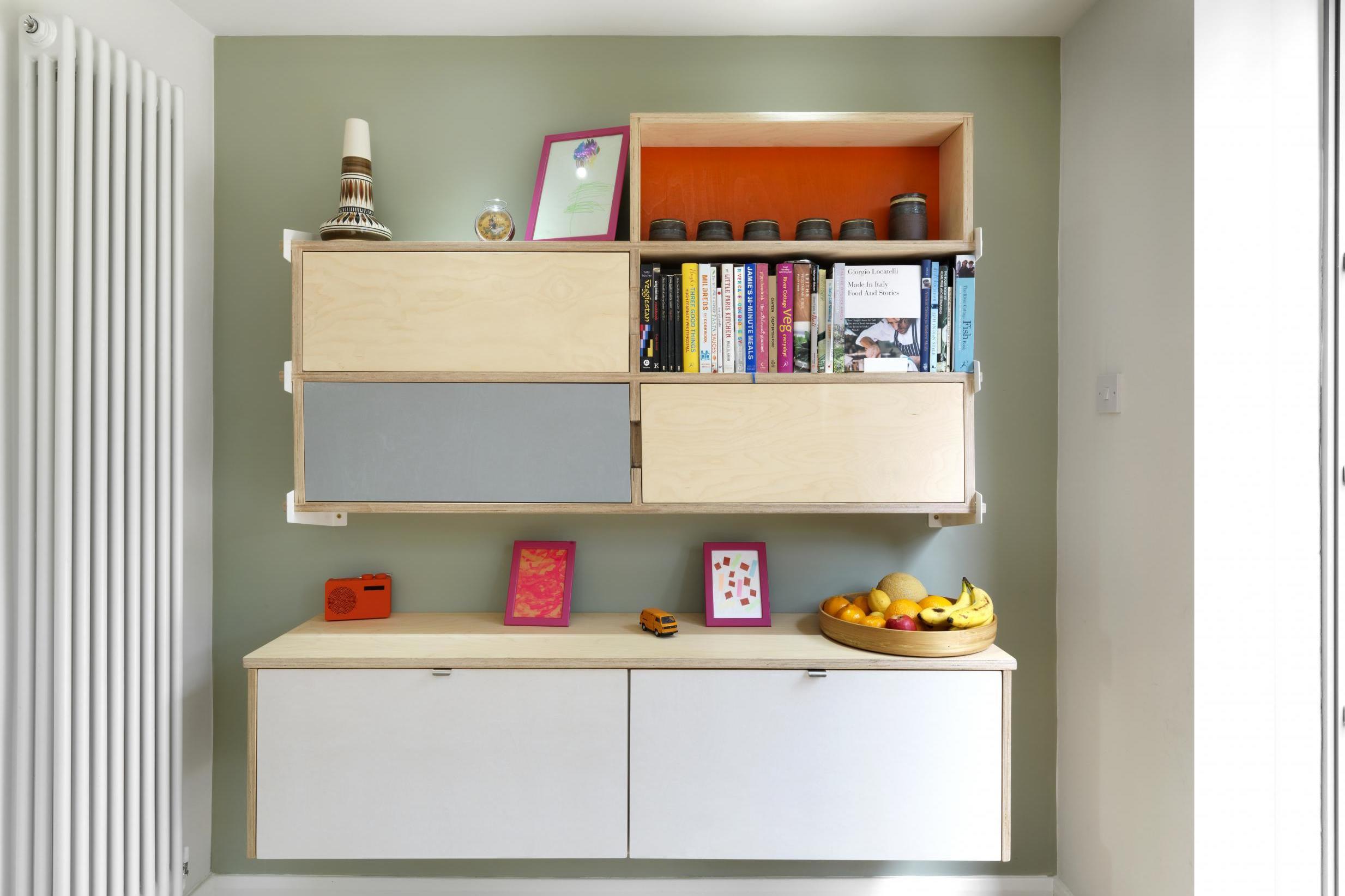 ‘The inside of every door of every closet can be used for hooks and racks and shelves’