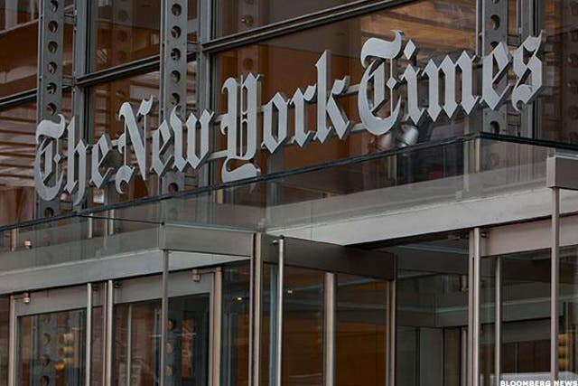 The New York Times and Donald Trump traded barbs recently amid debate over campaign coverage while shares of the publisher continue to enjoy a post-election bounce.