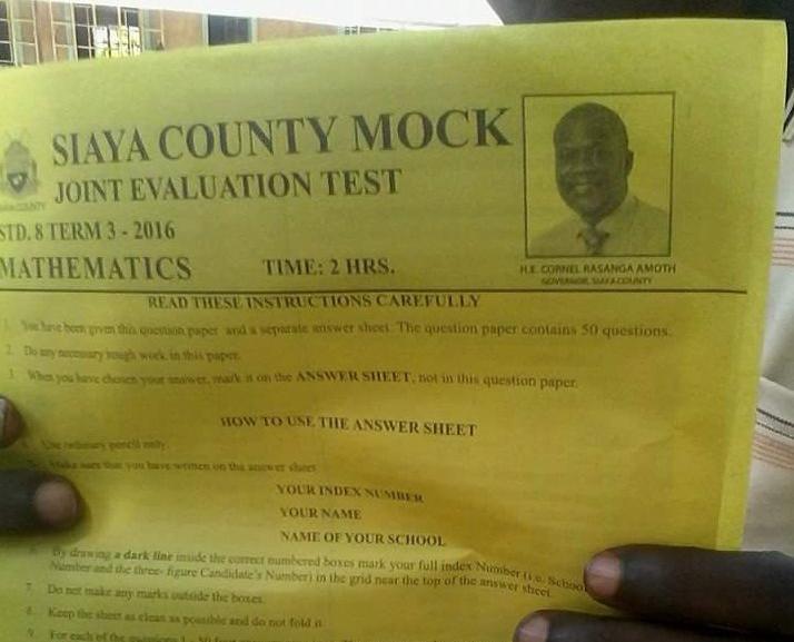 Image result for politician caused exam cancellation in kenya
