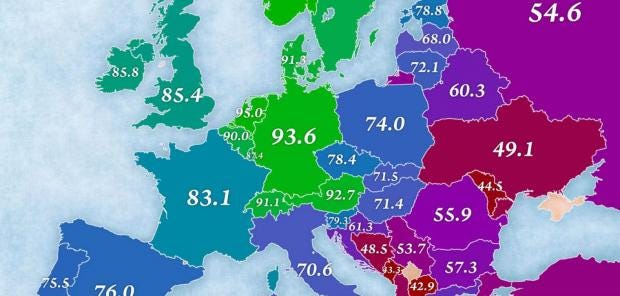 These are the best countries in Europe to live in | indy100
