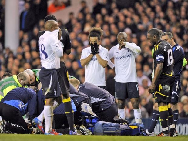 Fabrice Muamba's heart failed for two hours | The Independent