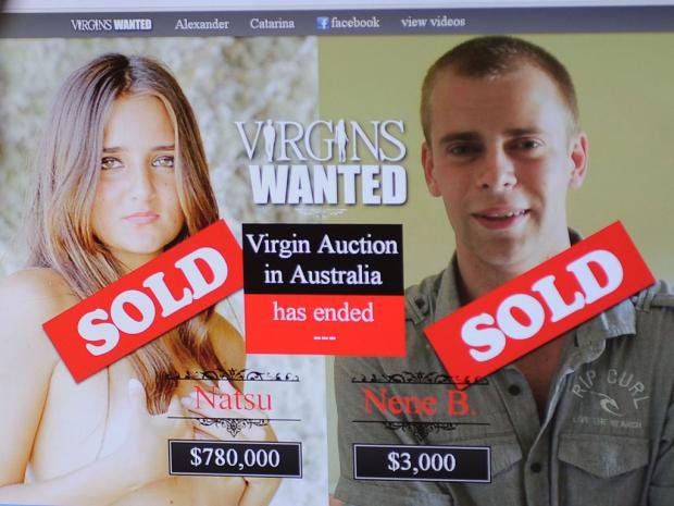 After Woman Sells Virginity For 780000 Here Are The Results Of