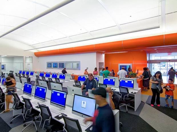 paperless library US library paperless County public first in World's Bexar