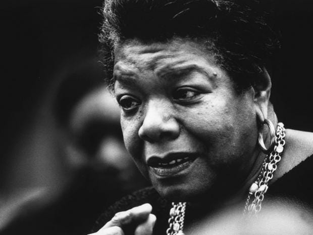 Maya Angelou was able to rise, but as for most African ...