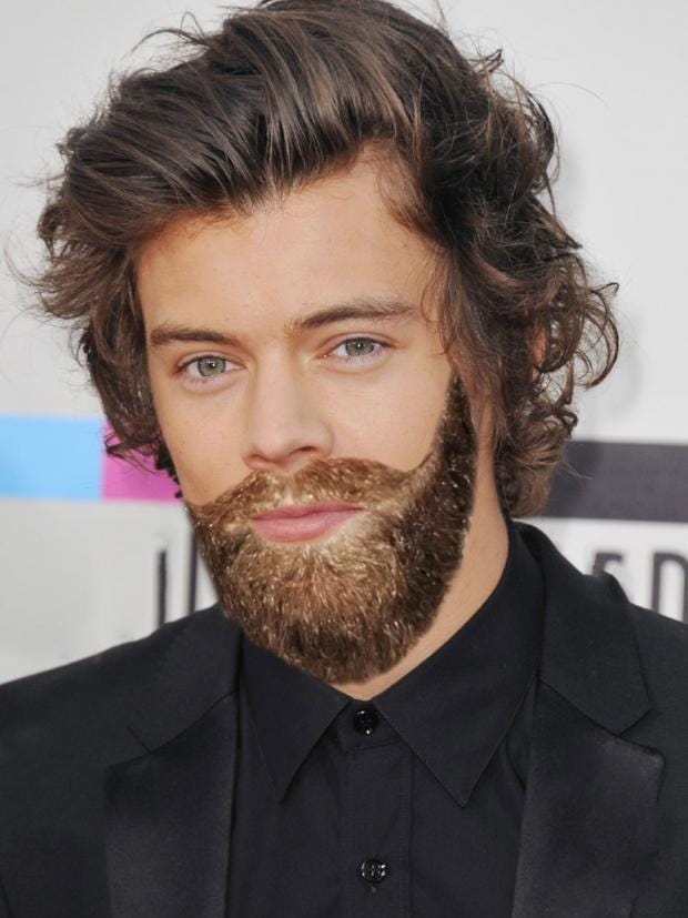 Harry Styles and Justin Bieber given Movember beard makeovers  The Independent