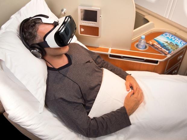 Qantas Passengers To Be Given Virtual Reality Headsets To Keep Them