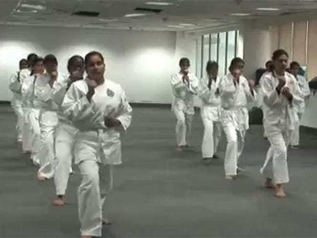 Delhi Female Police Officers Learn Karate In Move To
