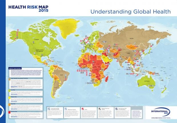 Map Identifies The Best And Worst Places For Emergency Healthcare In