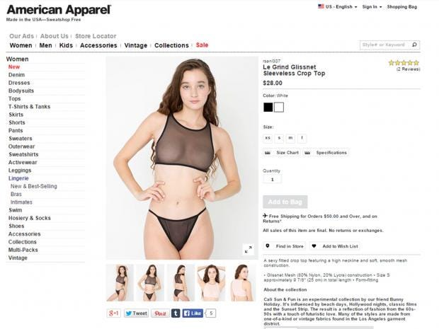 American Apparel Tones Down Ads By Airbrushing Models