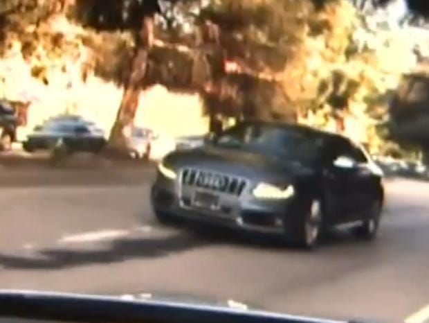 Video: The reversing joydriver who brought havoc to Hollywood Boulevard ...