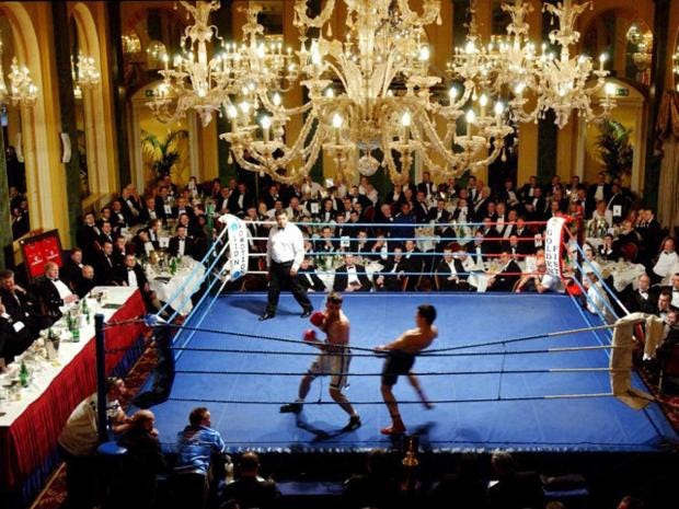 The Cafe Royal, home of British boxing, is bringing its ring back in